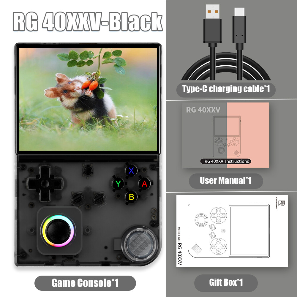 ANBERNIC RG 40XXV Retro Handheld Game Console Linux 64-Bit 64G TF 4K+Games Gift ANBERNIC RG 40XXV Retro Handheld Game Console Linux 64-Bit 64G TF 4K+Games Gift