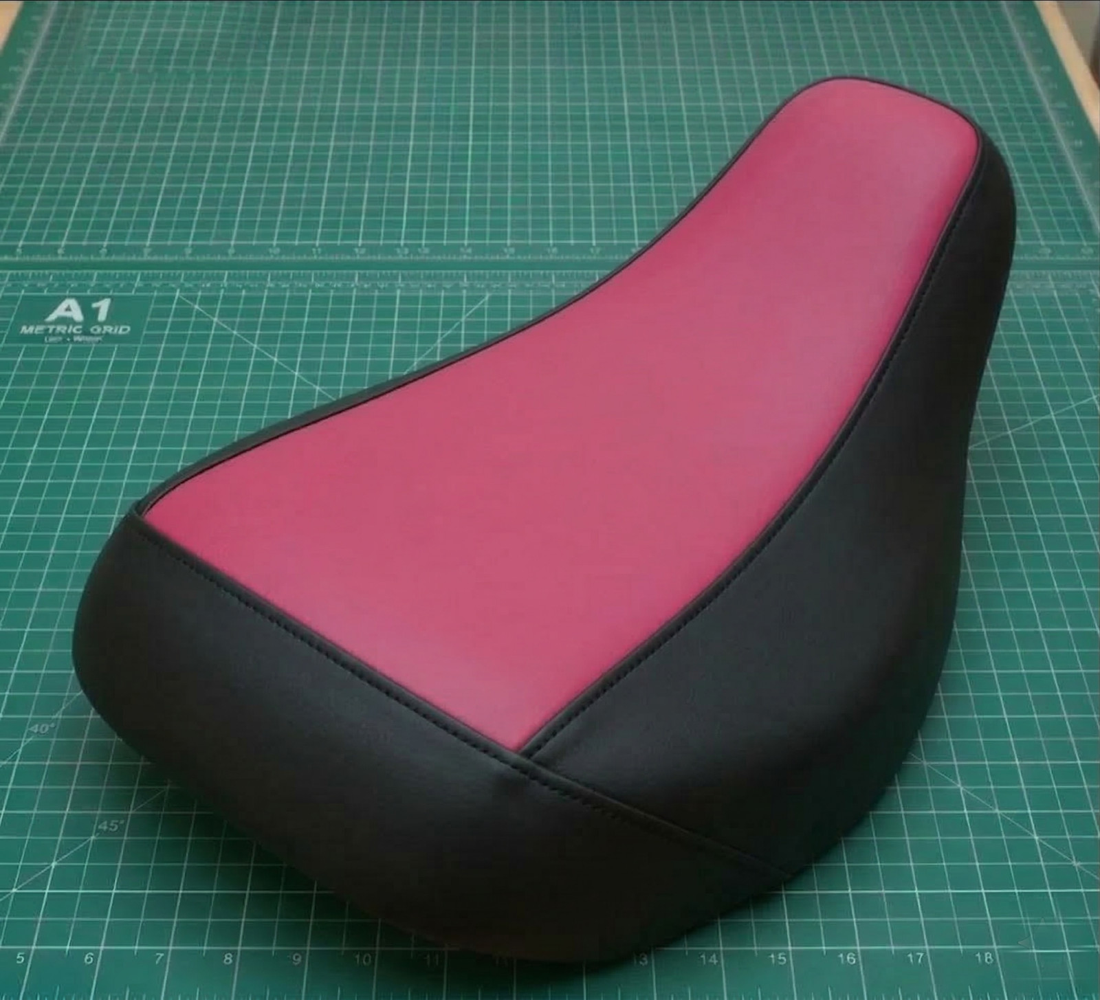Suzuki Vinson 500 Seat Cover 2002 To 2007 Models Pink Black Vinyl Seat Cover