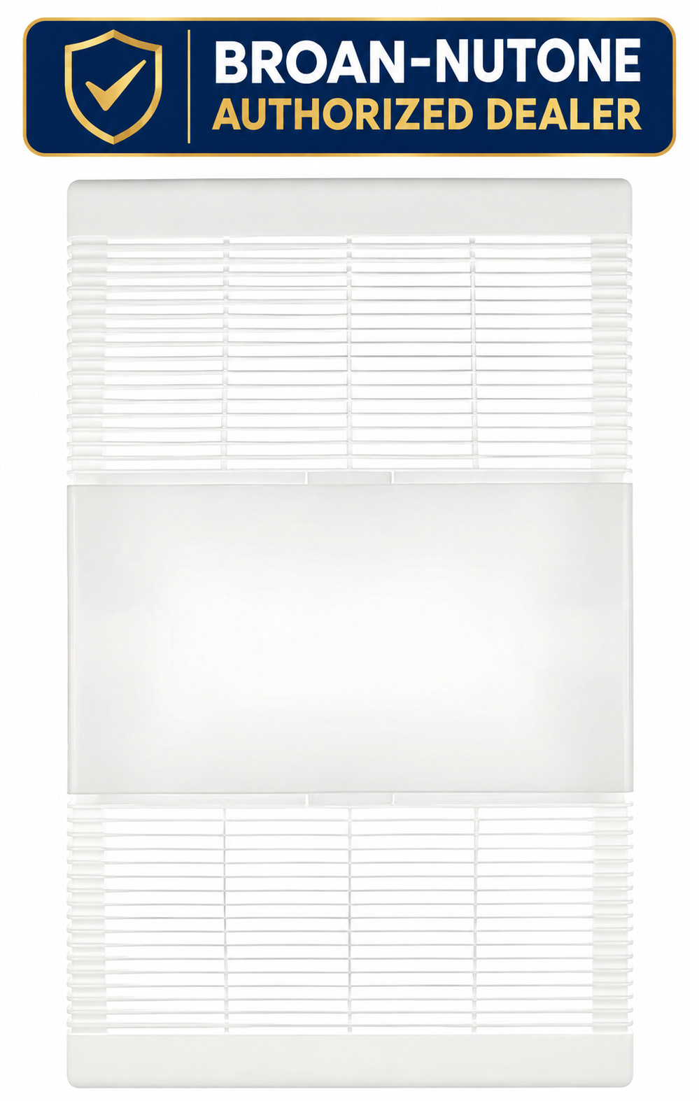 OEM Broan NuTone S1101893 Grille Assembly with Light Lens 765H80L