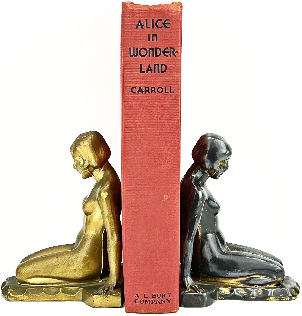 1920 us ALICE IN WONDERLAND John W Davis COLOR PLATES + 93 TENNIEL ILLUSTRATIONS