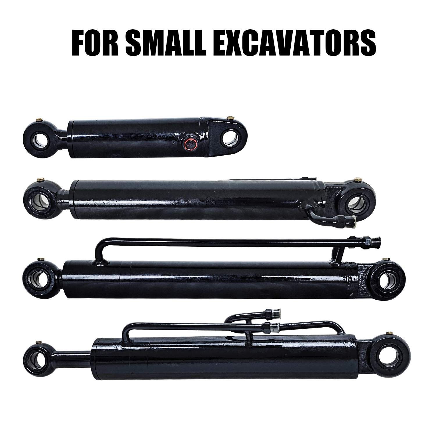4Pcs Hydraulic Cylinder for H12 H15R AGT CFG Rippa Miva Mini Excavator 4Pcs Hydraulic Cylinder for H12 H15R AGT CFG Rippa Miva Mini Excavator