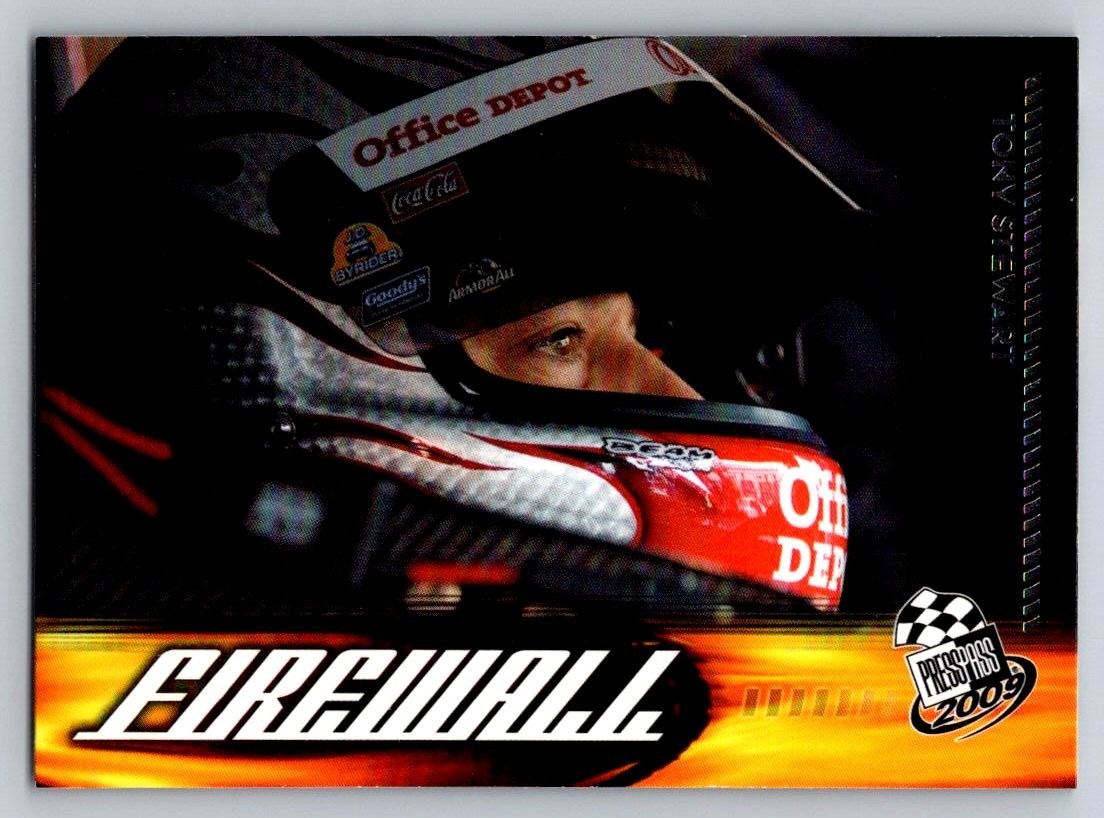 2009 Press Pass #182 Tony Stewart Firewall