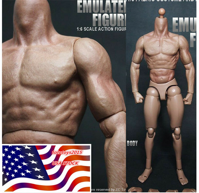 ZC Toys 1/6th Muscular Flexibl Male Figure Body Fit 12 ZC Toys 1/6th Muscular Flexibl Male Figure Body Fit 12