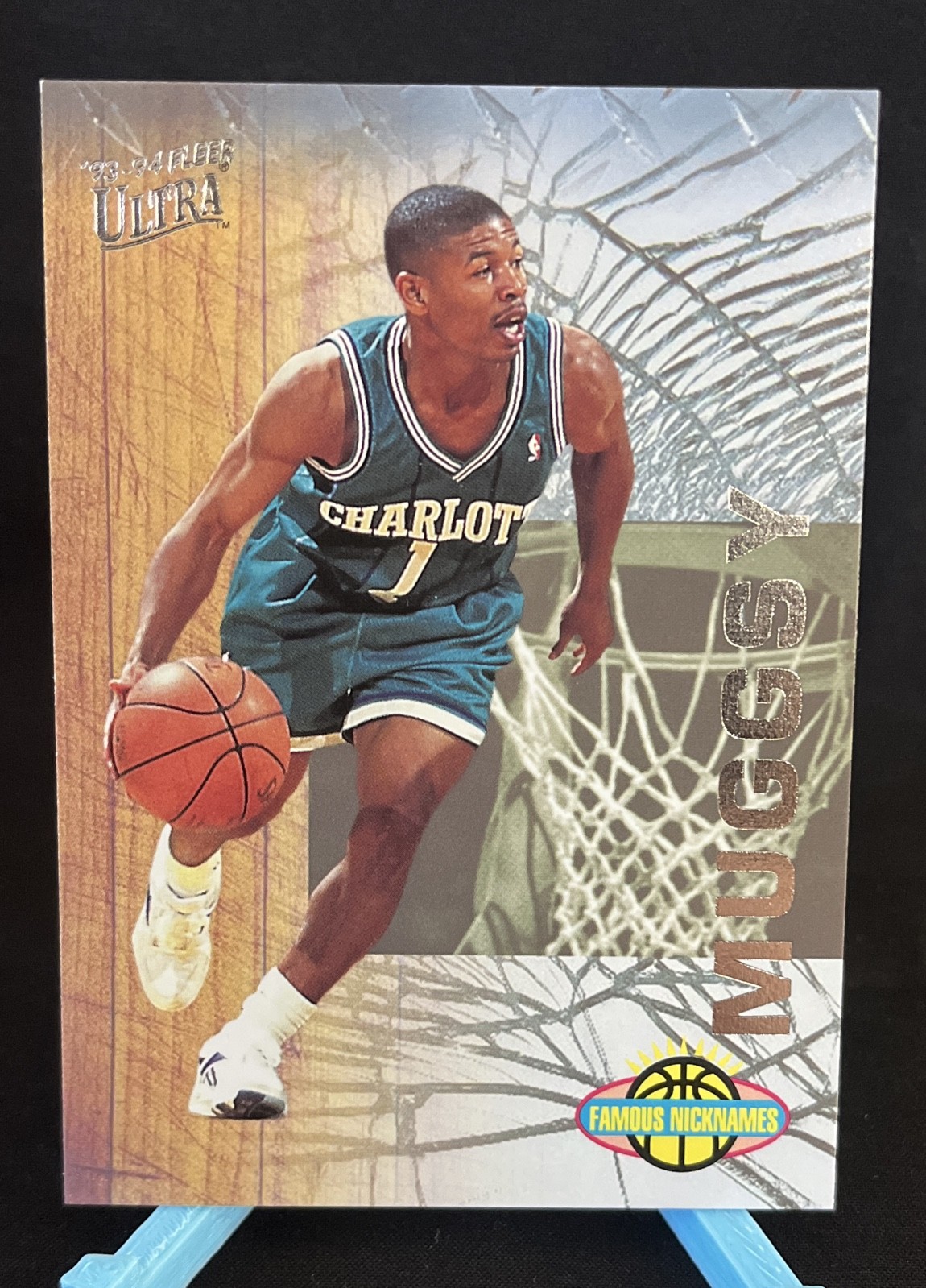 1993-94 Fleer Ultra - Famous Nicknames Muggsy Bogues #2 1993-94 Fleer Ultra - Famous Nicknames Muggsy Bogues #2