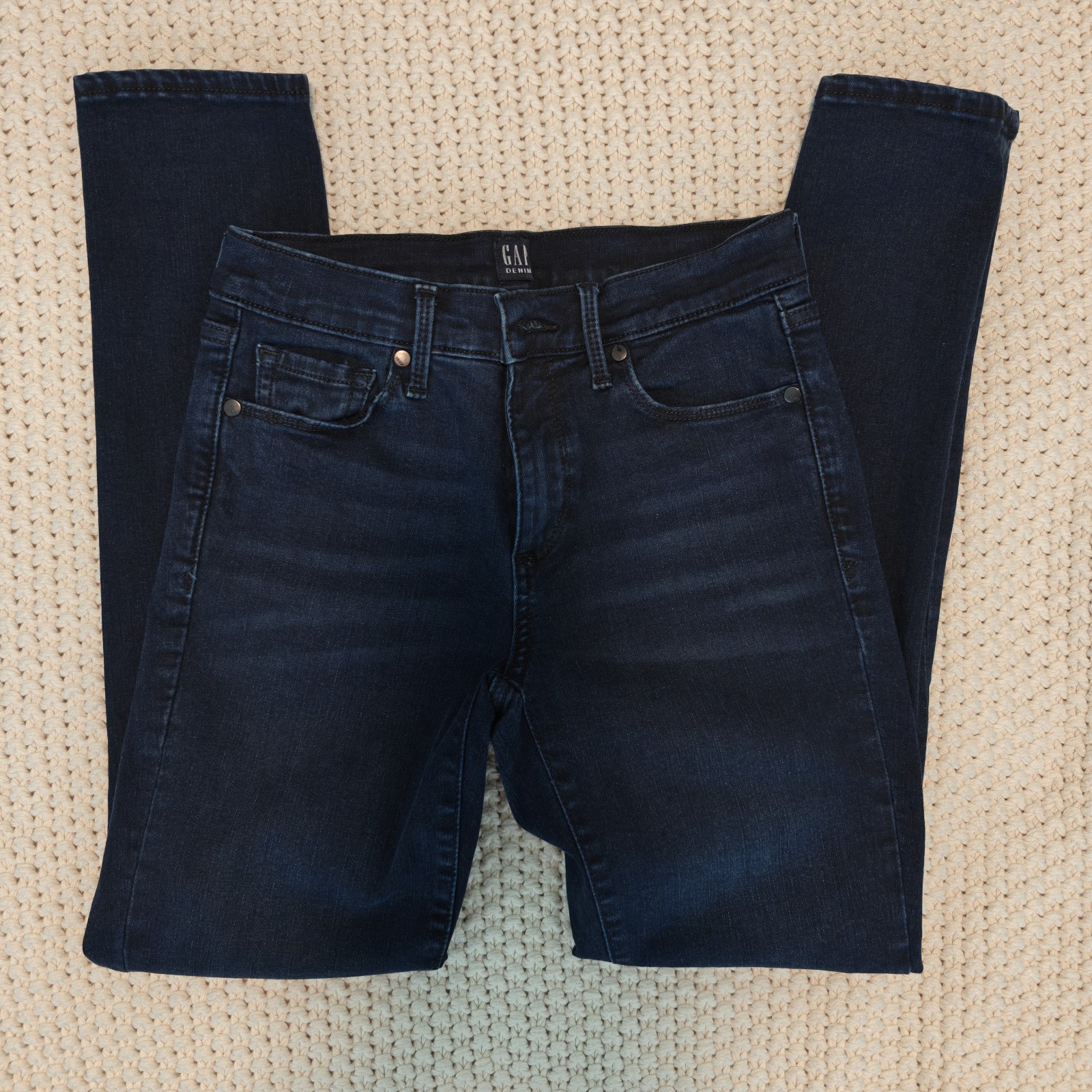 Gap, Women\'s Sculpt True Skinny Jeans Blue B Size 27/4R, New Without Tags NWOT
