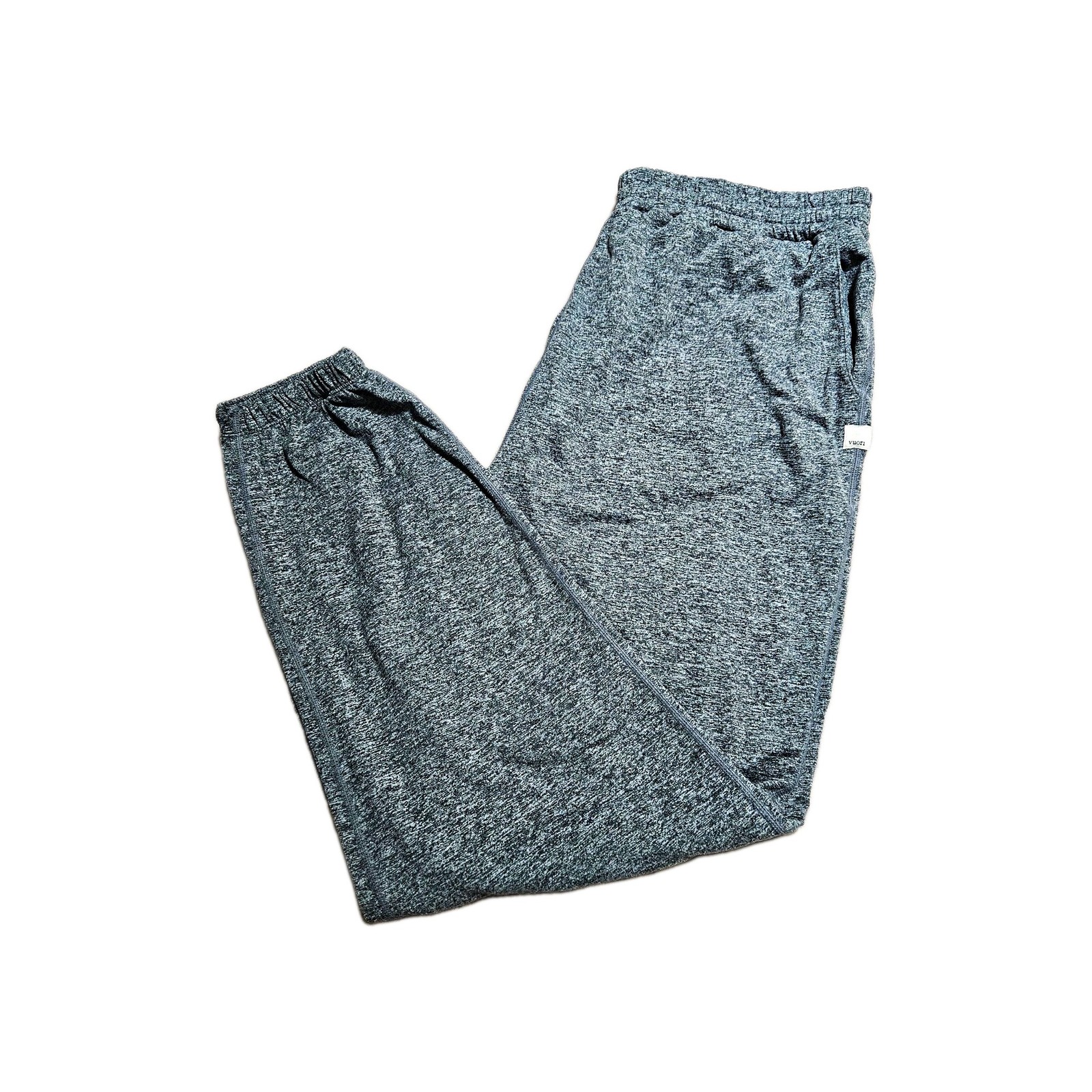 Vuori Womens Performance Jogger Pants Gray Heathered Waist 15.5in Inseam 26.5in Vuori Womens Performance Jogger Pants Gray Heathered Waist 15.5in Inseam 26.5in