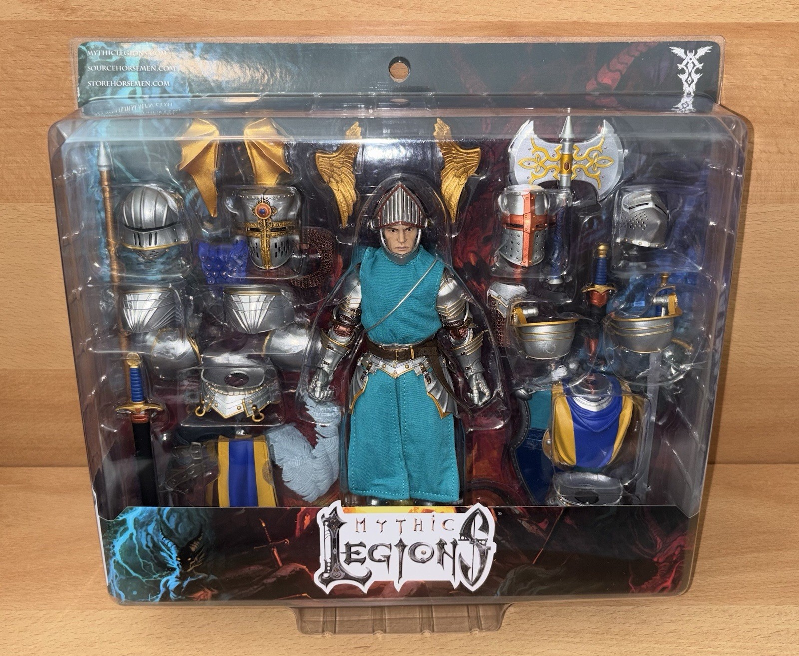 Four Horsemen Mythic Legions BLUE SHIELD SOLDIER Knight Builder Ashes Agbendor