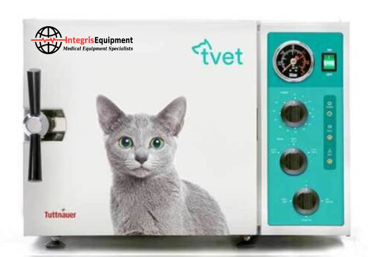 Tuttnauer TVET 9M Manual Veterinary Autoclave Sterilizer with Warranty