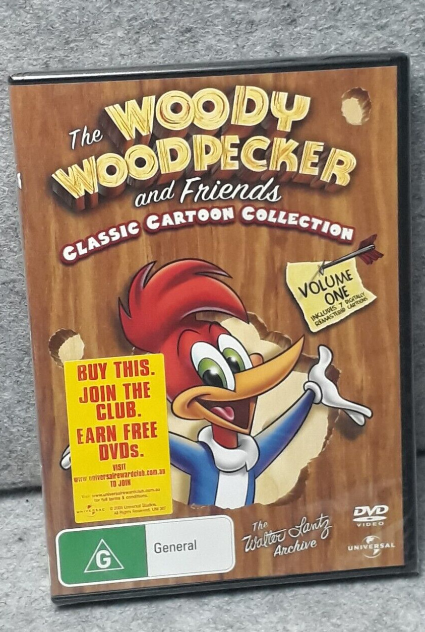 NEW: THE WOODY WOODPECKER & FRIENDS Classic Collection Vol. 1 DVD R4 PAL