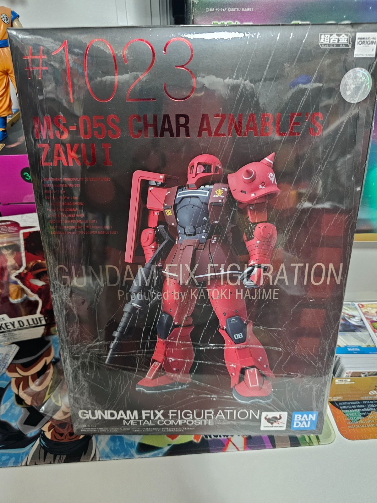 GUNDAM FIX FIGURATION METAL COMPOSITE MS-05S Zaku I Char Aznable , Bandai SEALED