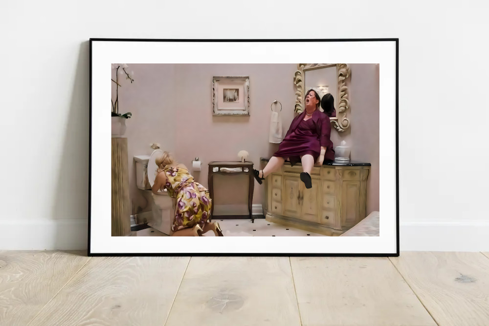 Bridesmaids Melissa Mccarthy-Food Poison Funny Bathroom Scene Poster Print-825