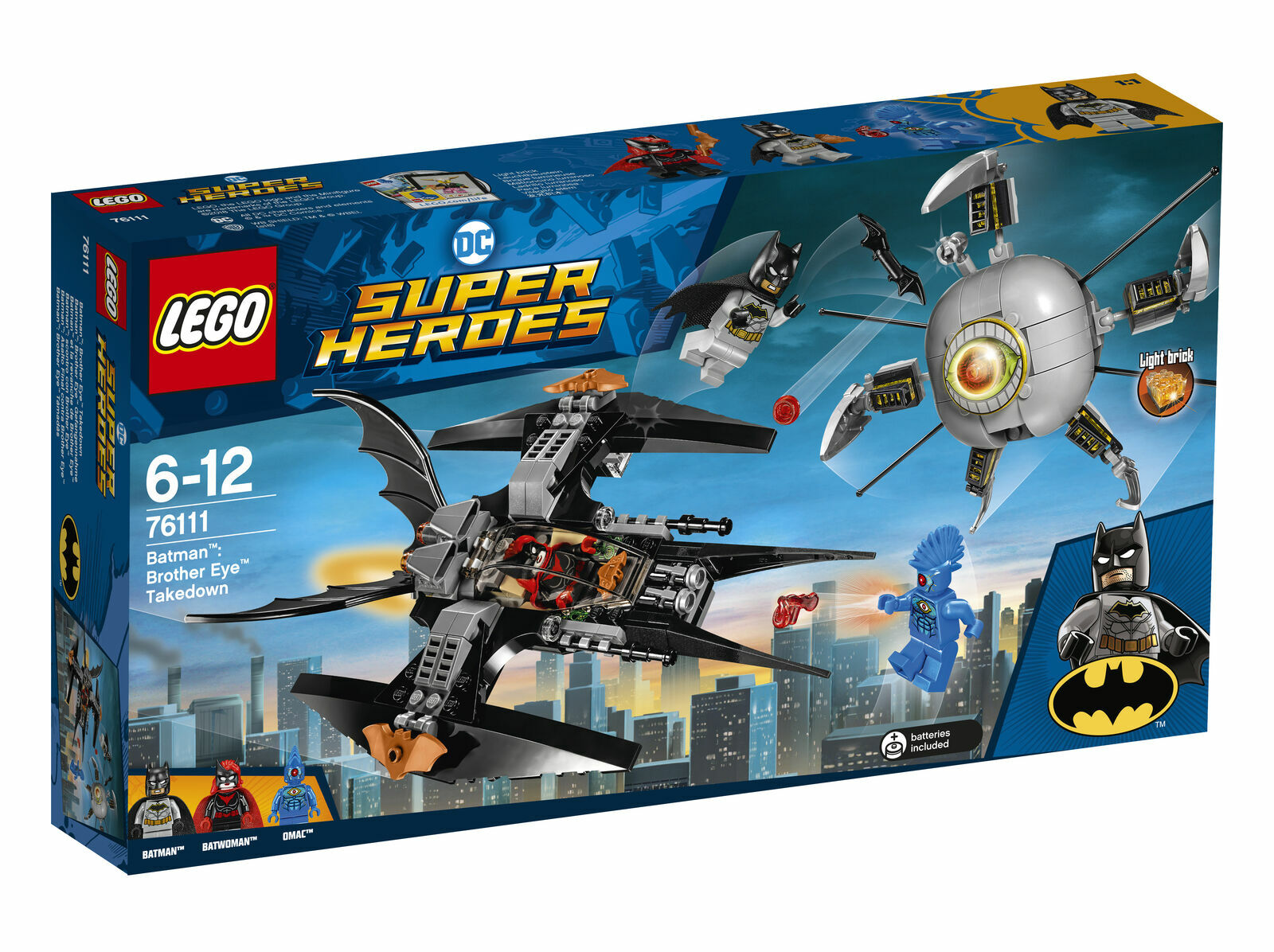 76111 BATMAN BROTHER EYE TAKEDOWN lego legos set NEW super heroes OMAC batwoman