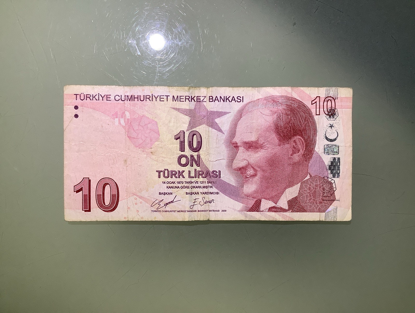Turkey Turkiye 10 Lira 2009 Circulated Turkey Turkiye 10 Lira 2009 Circulated