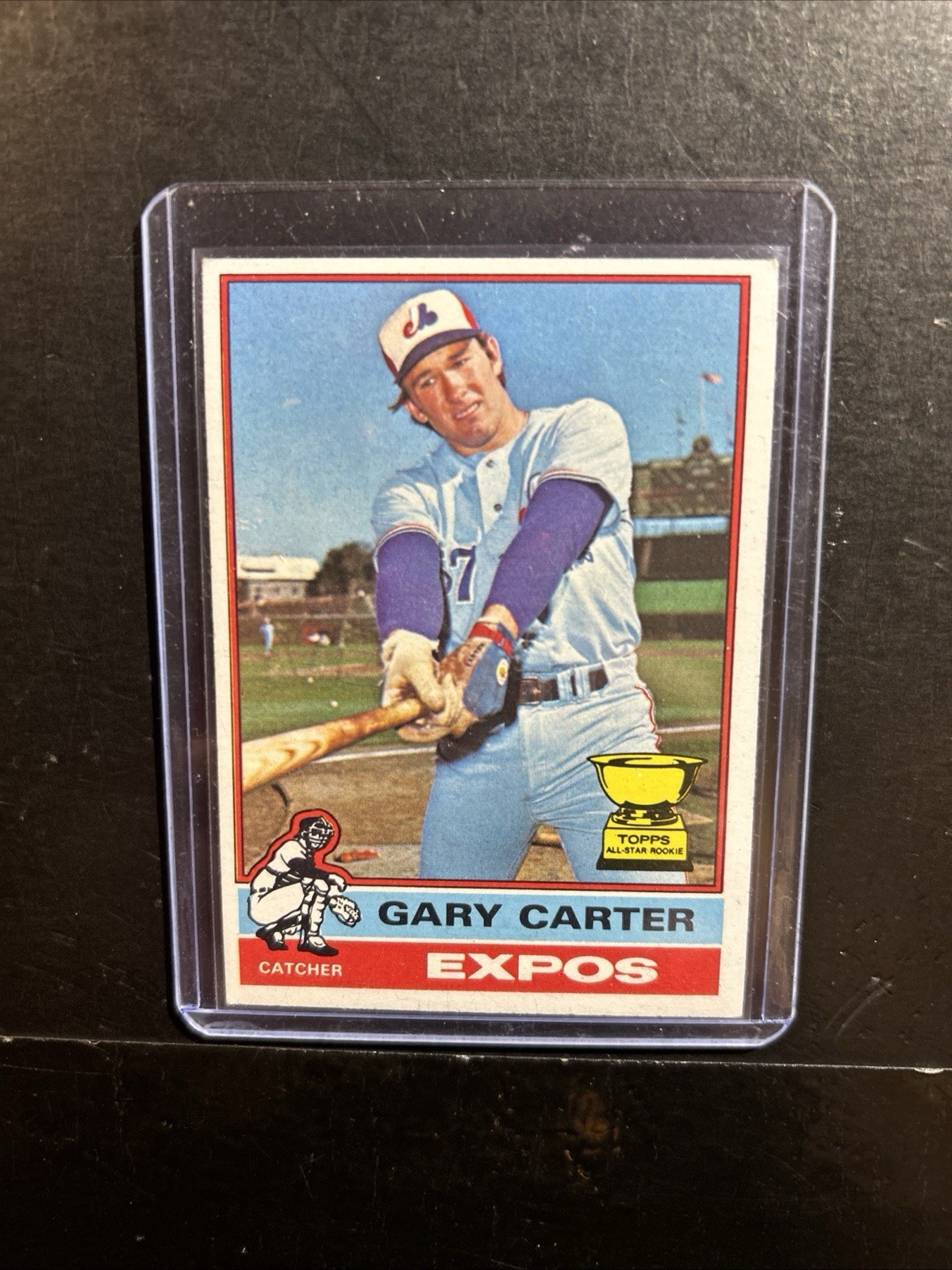 Topps 1976 Gary Carter All-Star Rookie #441 Montreal Expos Baseball Card