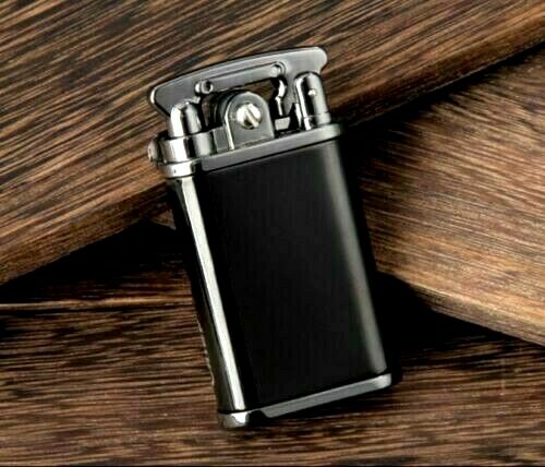 Chief Retro Oil Petrol Gasoline Cigarette Metal Lighter w/ Gift Box in Black Chief Retro Oil Petrol Gasoline Cigarette Metal Lighter w/ Gift Box in Black