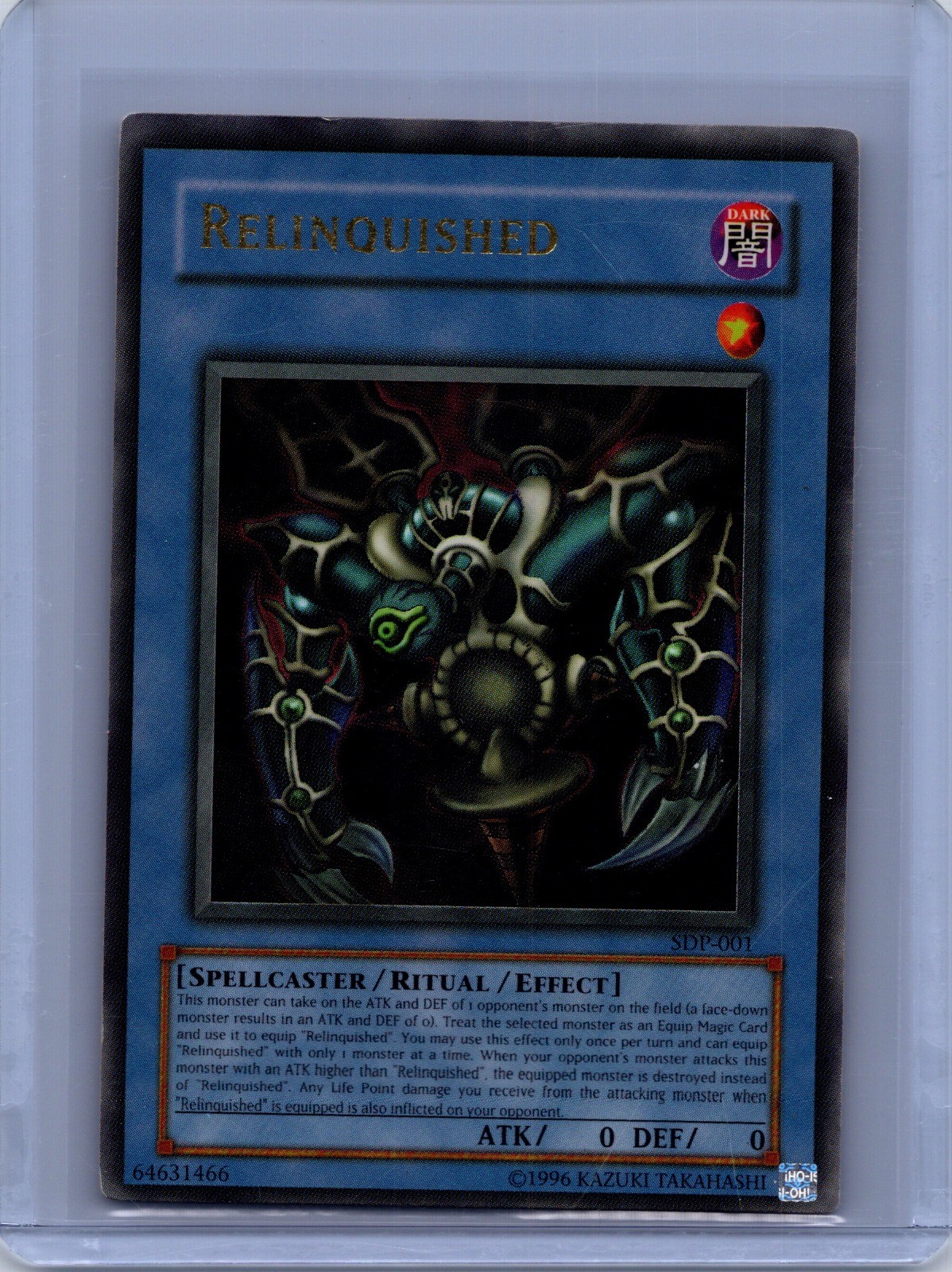 Relinquished Unlimited Ultra Rare Starter Deck: Pegasus SDP-001 MP Relinquished Unlimited Ultra Rare Starter Deck: Pegasus SDP-001 MP