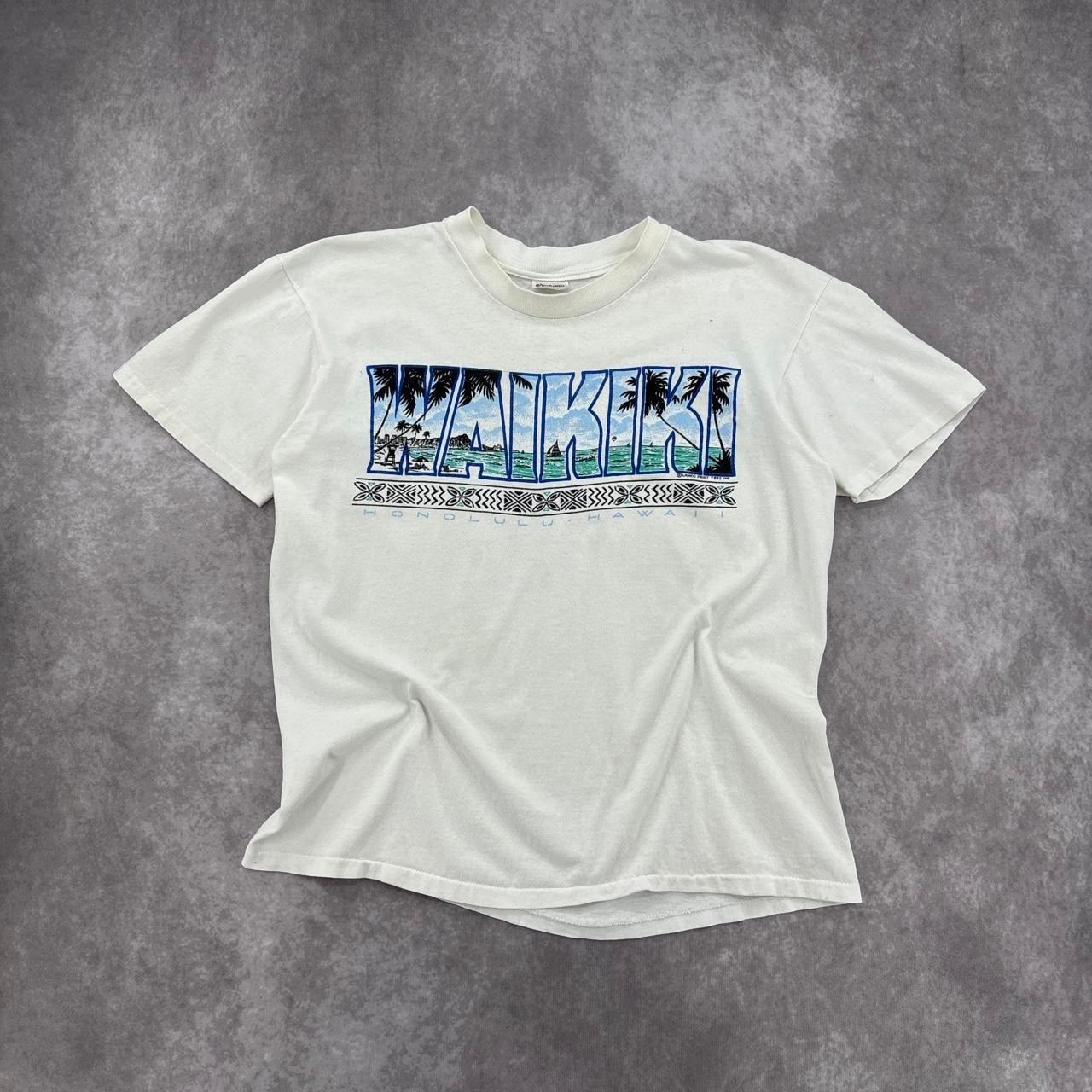 Vintage Stedman Waikiki Hawaii Graphic Tee Size L