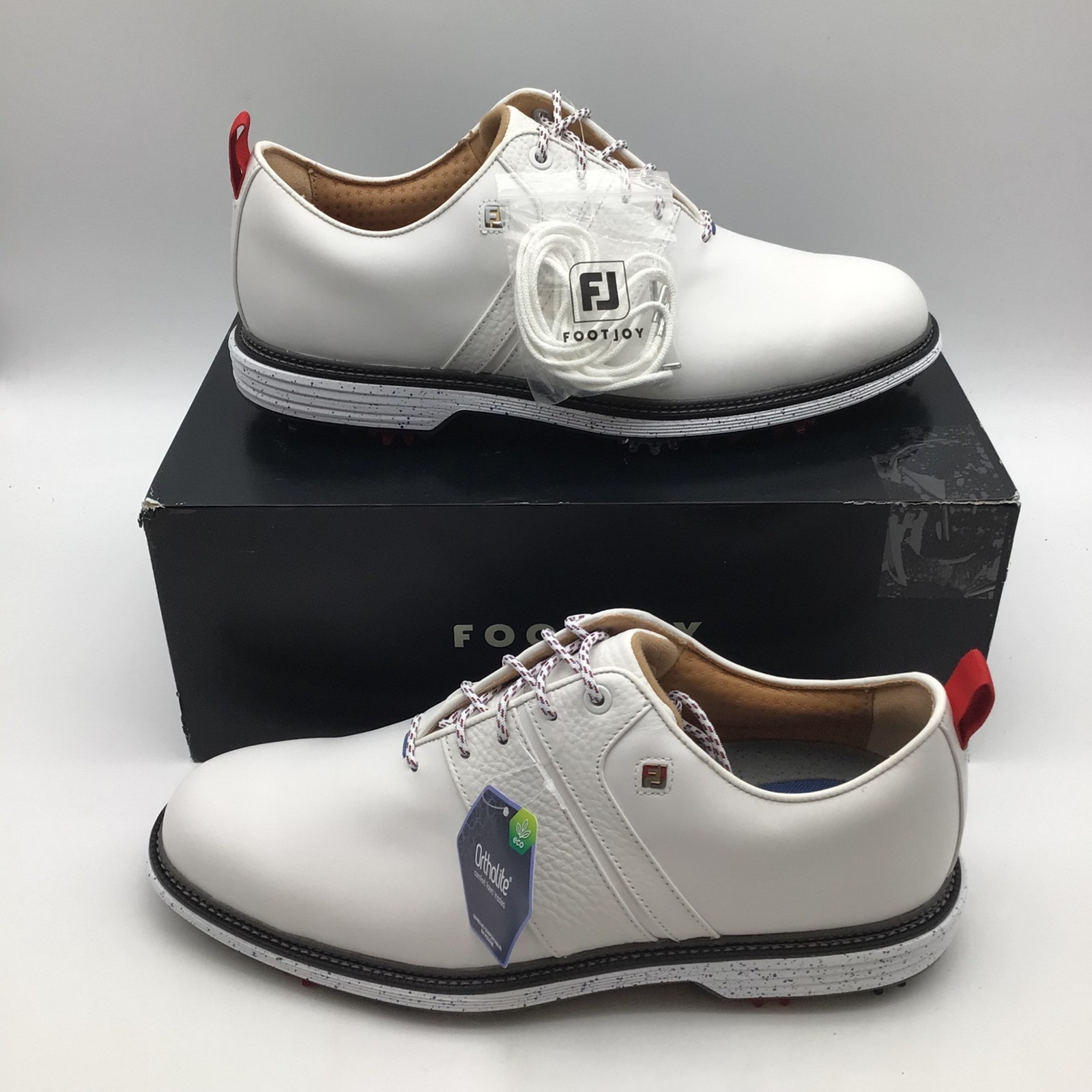 FootJoy Premiere Series 54587 Mens Golf Shoes Snow White Leather Size 11.5 M NEW