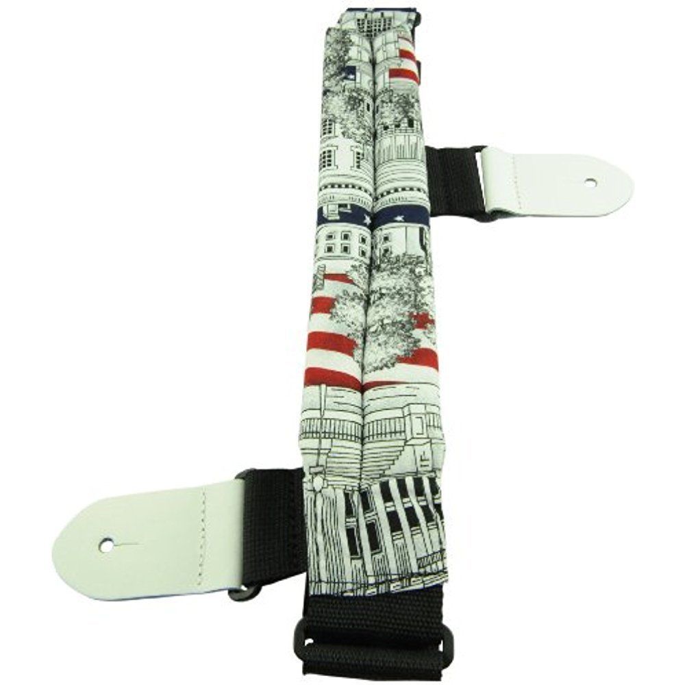 Perris Leathers Straps DL101-40 2-Inch Nylon With Elite Designer Fabric Pad Perris Leathers Straps DL101-40 2-Inch Nylon With Elite Designer Fabric Pad