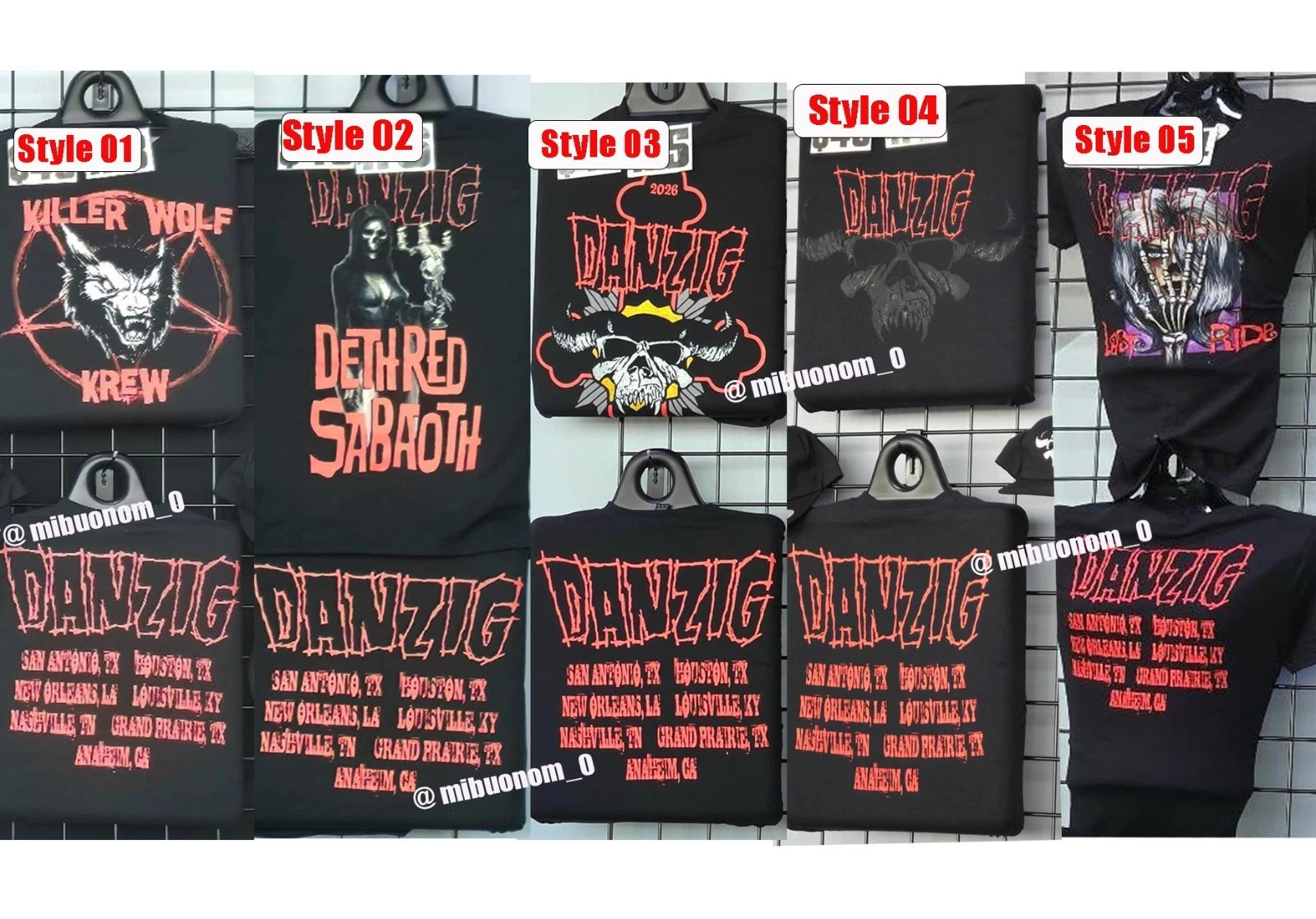 NEW Danzig 2026 Tour Concert Merch T-Shirt Reprint All Size Gift Fan