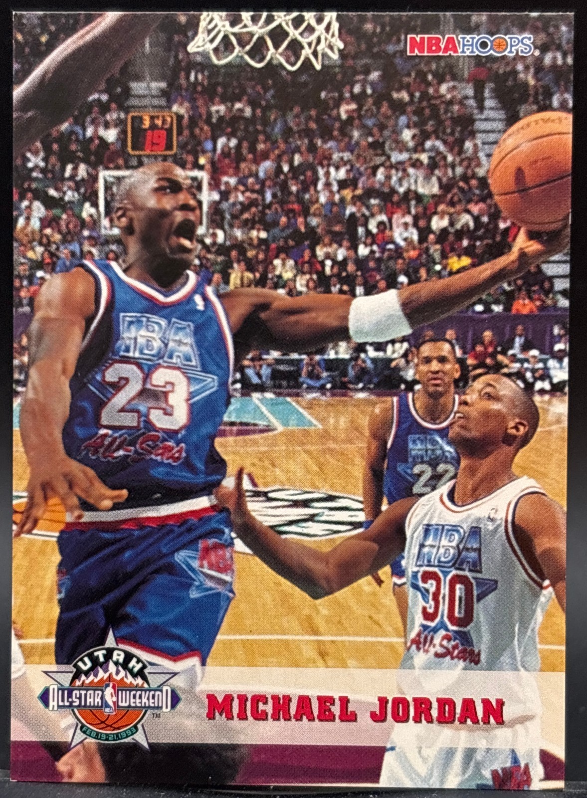 1993-94 Hoops Michael Jordan All-Star Weekend #257 1993-94 Hoops Michael Jordan All-Star Weekend #257