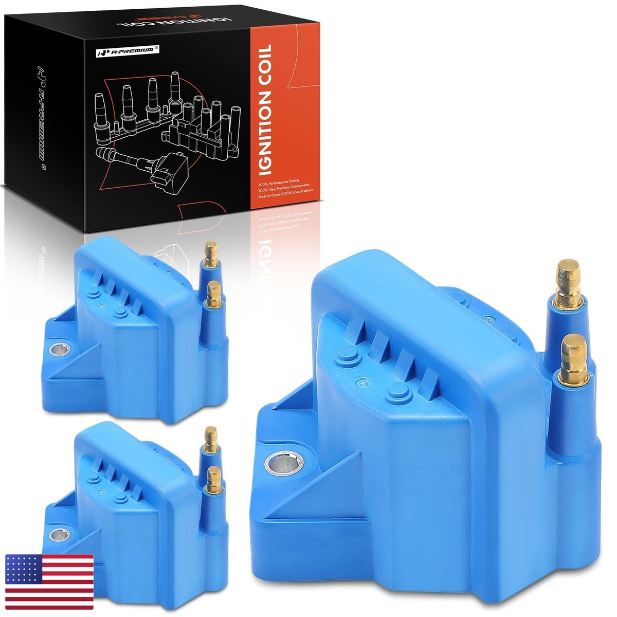 A-Premium Engine Ignition Coil Pack Compatible with Chevrolet A-Premium Engine Ignition Coil Pack Compatible with Chevrolet