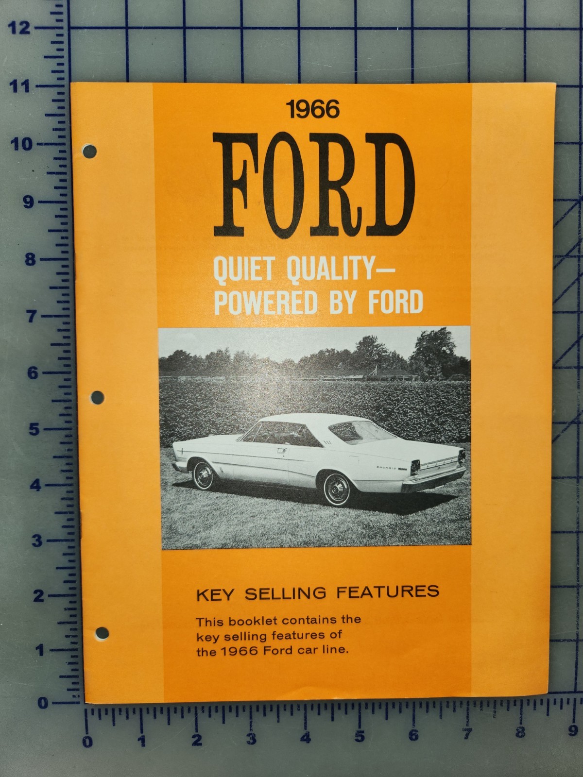 1966 Ford Galaxie Selling Features Brochure Manual 1966 Ford Galaxie Selling Features Brochure Manual