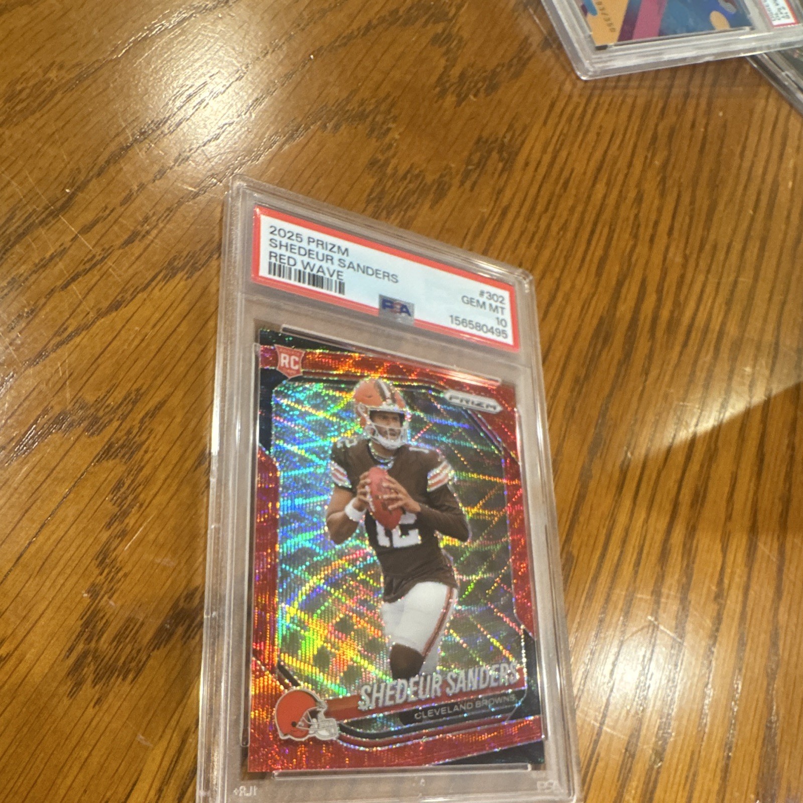 Shedeur Sanders Red Wave Prizm /149 (RC) PSA 10 Shedeur Sanders Red Wave Prizm /149 (RC) PSA 10