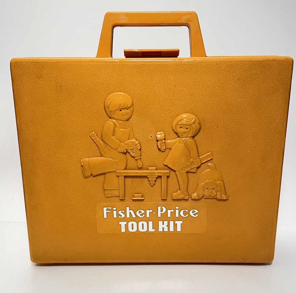 Vintage 1977 Fisher Price Tool Kit Drill Works Missing Ruler Only Vintage 1977 Fisher Price Tool Kit Drill Works Missing Ruler Only