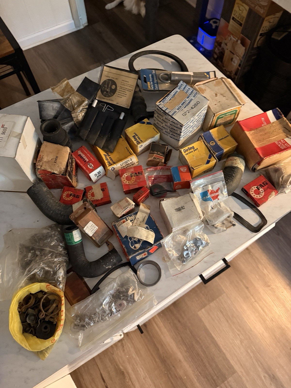 Vintage British Car Parts Lot NOS Girling Lucas Repco MG Midget Triumph T3
