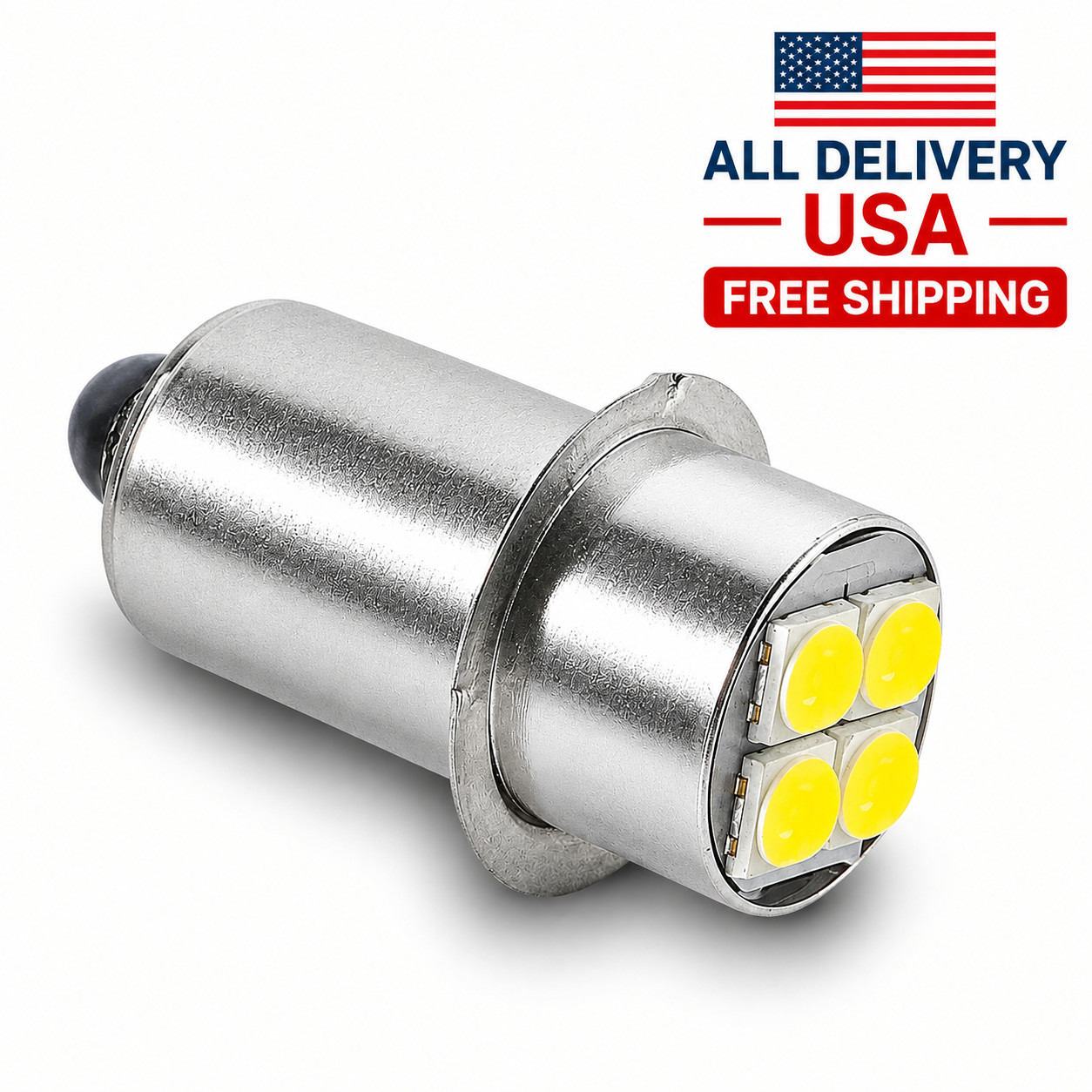 For MAGLITE Super Bright LED Upgrade Bulb Drop In Replacement 2 3 4 5 6 Cell C/D