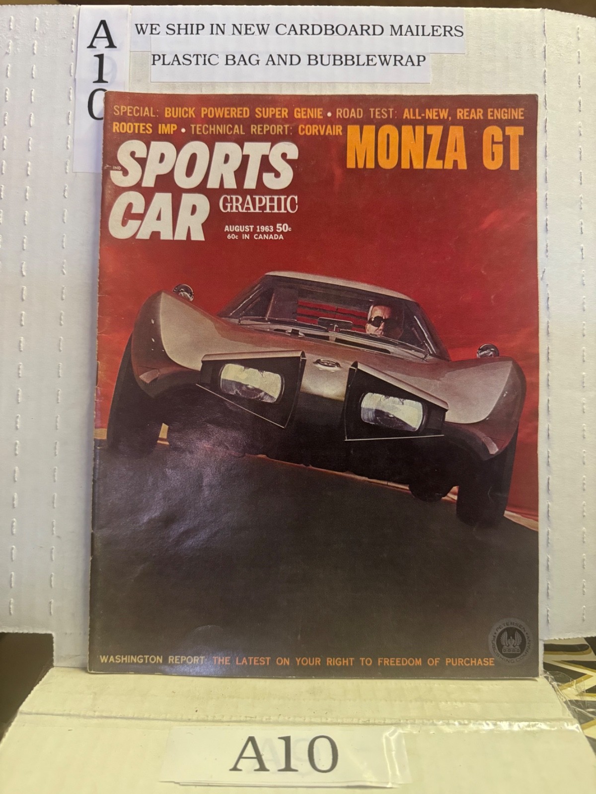 Vintage Sports Car Graphic Magazine August 1963