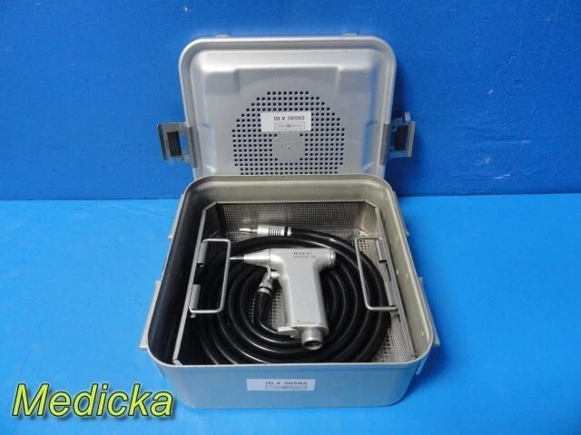 Zimmer 5053-13 Handpiece System w/ Hose Basket Aesculap JK389 Case Tested ~36582