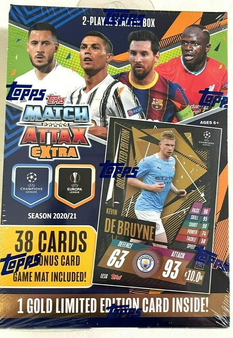 2020-21 TOPPS MATCH ATTAX EXTRA UEFA CHAMPIONS & EUROPA LEAGUE SOCCER DECK BOX 2020-21 TOPPS MATCH ATTAX EXTRA UEFA CHAMPIONS & EUROPA LEAGUE SOCCER DECK BOX