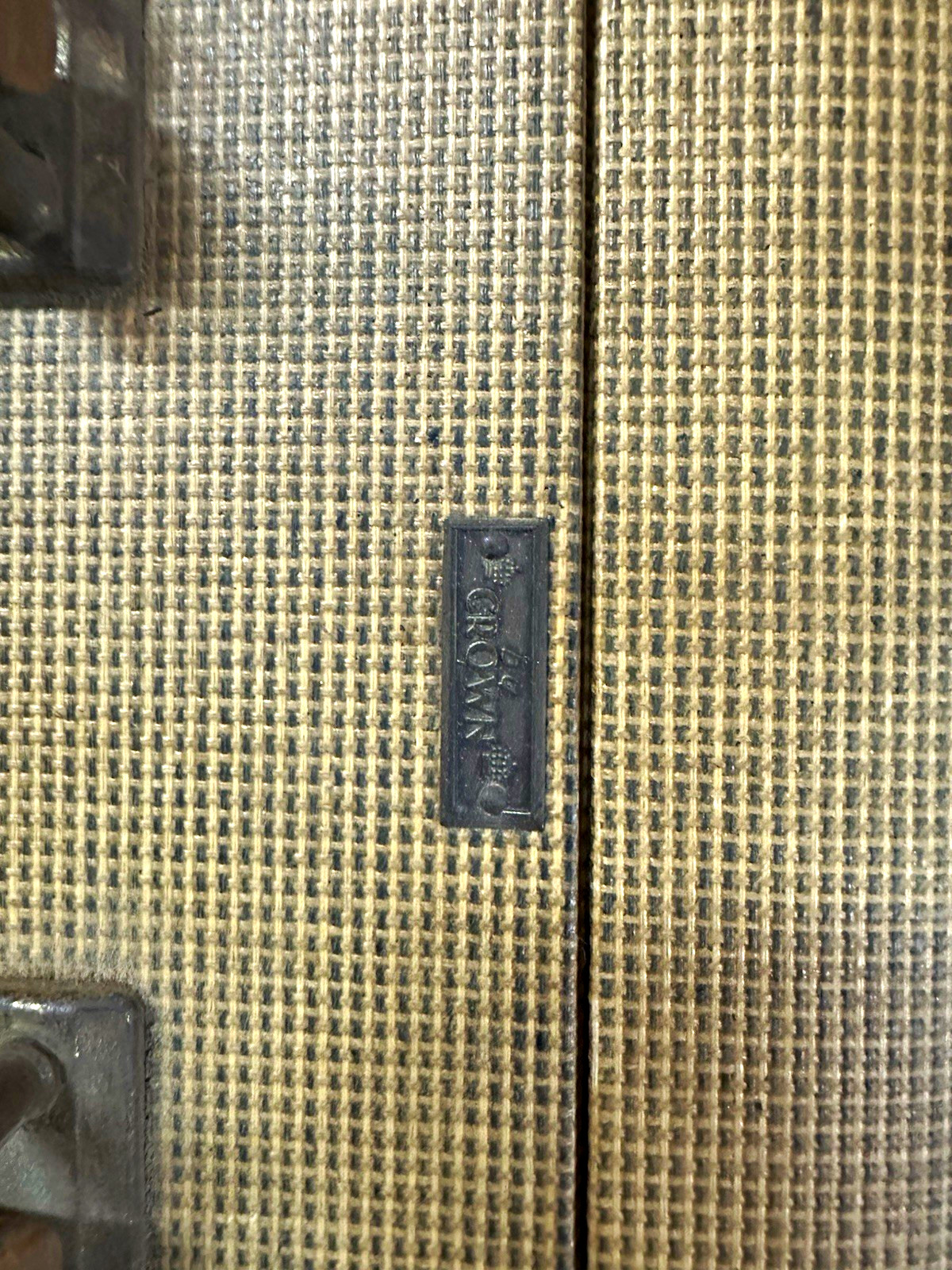 Vintage Crown Tweed Suitcase 1950s 1960s Mid Century Brown Tan Luggage Vintage Crown Tweed Suitcase 1950s 1960s Mid Century Brown Tan Luggage
