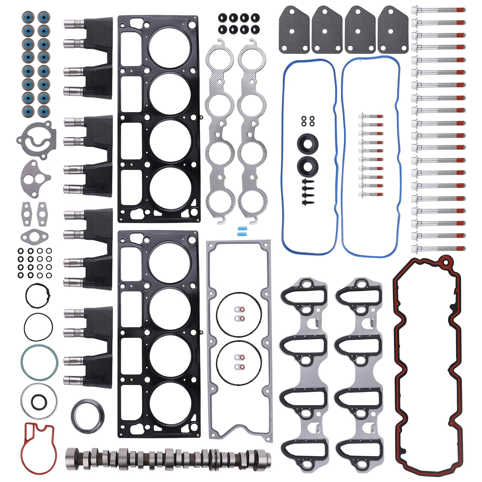 AFM Lifter Camshaft Lifters Kit Head Gaskets Bolts Set for 07-14 Chevy GMC 5.3L