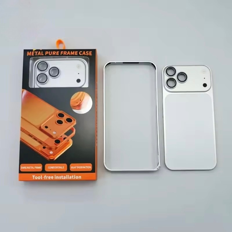 Convert iPhone in To iPhone 18 PRO Max Metal Back Protector and Side Border Case Convert iPhone in To iPhone 18 PRO Max Metal Back Protector and Side Border Case