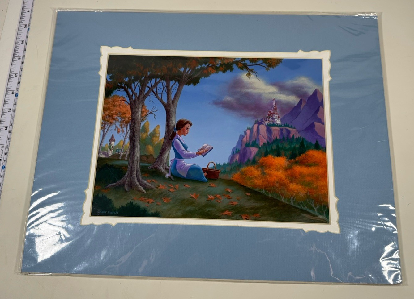 New Disney Belle\'s Favorite Tale Larry Nikolai Print New Disney Belle\'s Favorite Tale Larry Nikolai Print