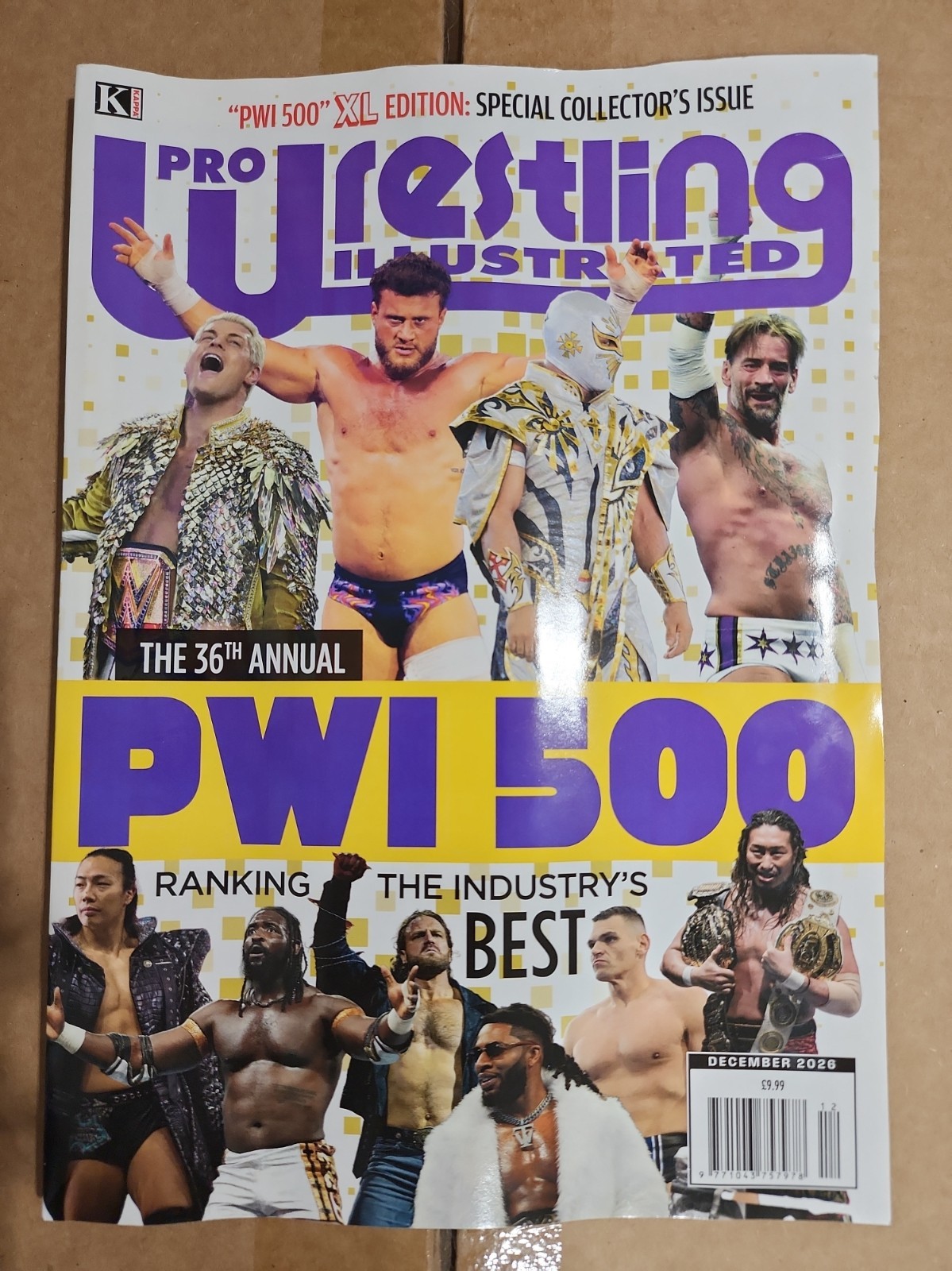 PRO Wrestling Illustrated December 2026: PWI 500 Brand New PRO Wrestling Illustrated December 2026: PWI 500 Brand New