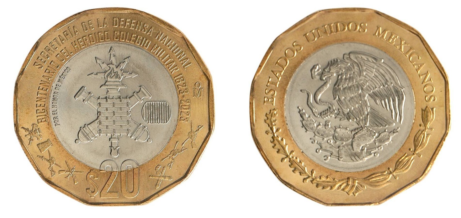 Mexico 20 Pesos, 2023, N #382137, Mint, Commemorative Mexico 20 Pesos, 2023, N #382137, Mint, Commemorative