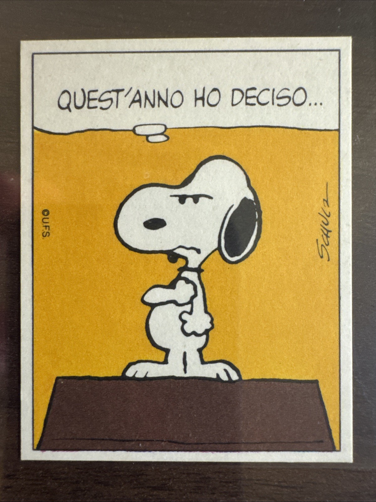 Snoopy (Peanuts), 1971 Le Figurine Di Linus, #69, NMMT