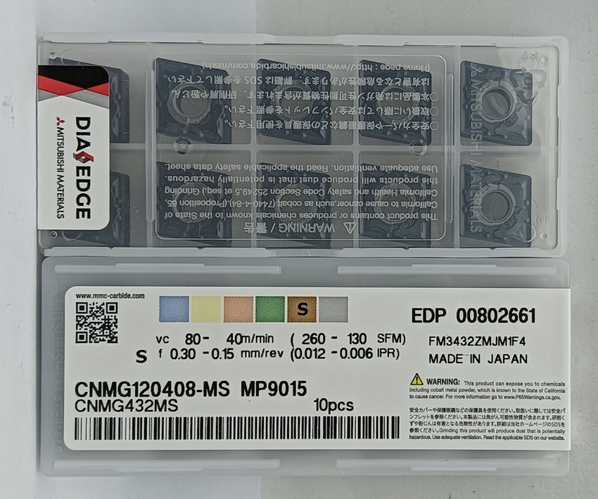 10pcs CNMG120408-MS MP9015 CNMG432MS MITSUBISHI CNC Carbide Inserts Original 10pcs CNMG120408-MS MP9015 CNMG432MS MITSUBISHI CNC Carbide Inserts Original