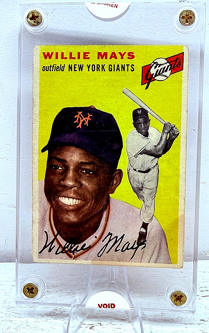 1954 Topps Willie Mays #90 New York Giants HOF Vintage Baseball Card