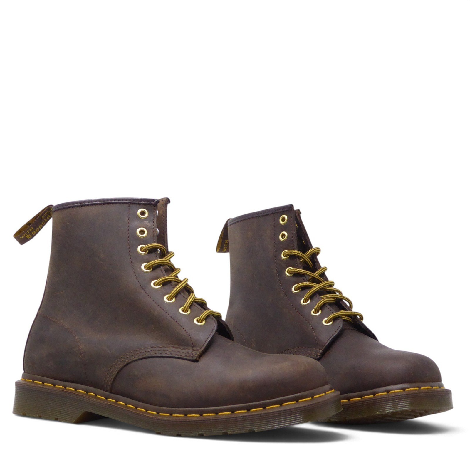 NEW Dr. Martens Mens 1460 Crazy Horse Leather 8-Eye Boots Brown Lace Up 10 NEW Dr. Martens Mens 1460 Crazy Horse Leather 8-Eye Boots Brown Lace Up 10