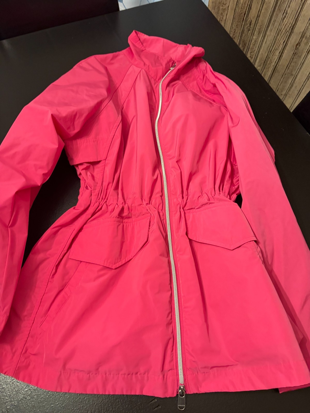 Athleta WESTERLY Pink Salvia Jacket Women\'s Size Large Windbreaker Lightweight Athleta WESTERLY Pink Salvia Jacket Women\'s Size Large Windbreaker Lightweight