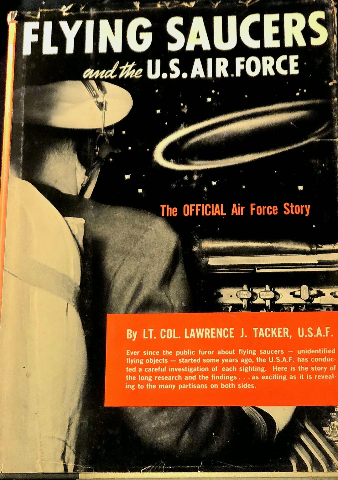 Vintage 1960 FLYING SAUCERS and the US AIR FORCE Book Vintage 1960 FLYING SAUCERS and the US AIR FORCE Book