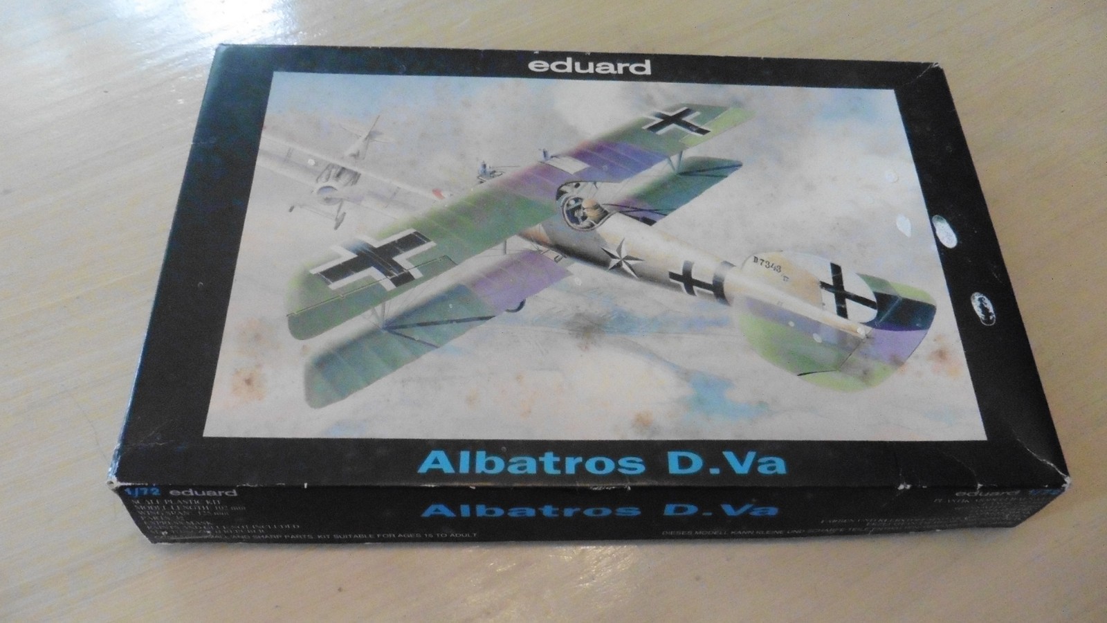 Very rare Eduard 1/72 Albatros D.Va New complete #7019