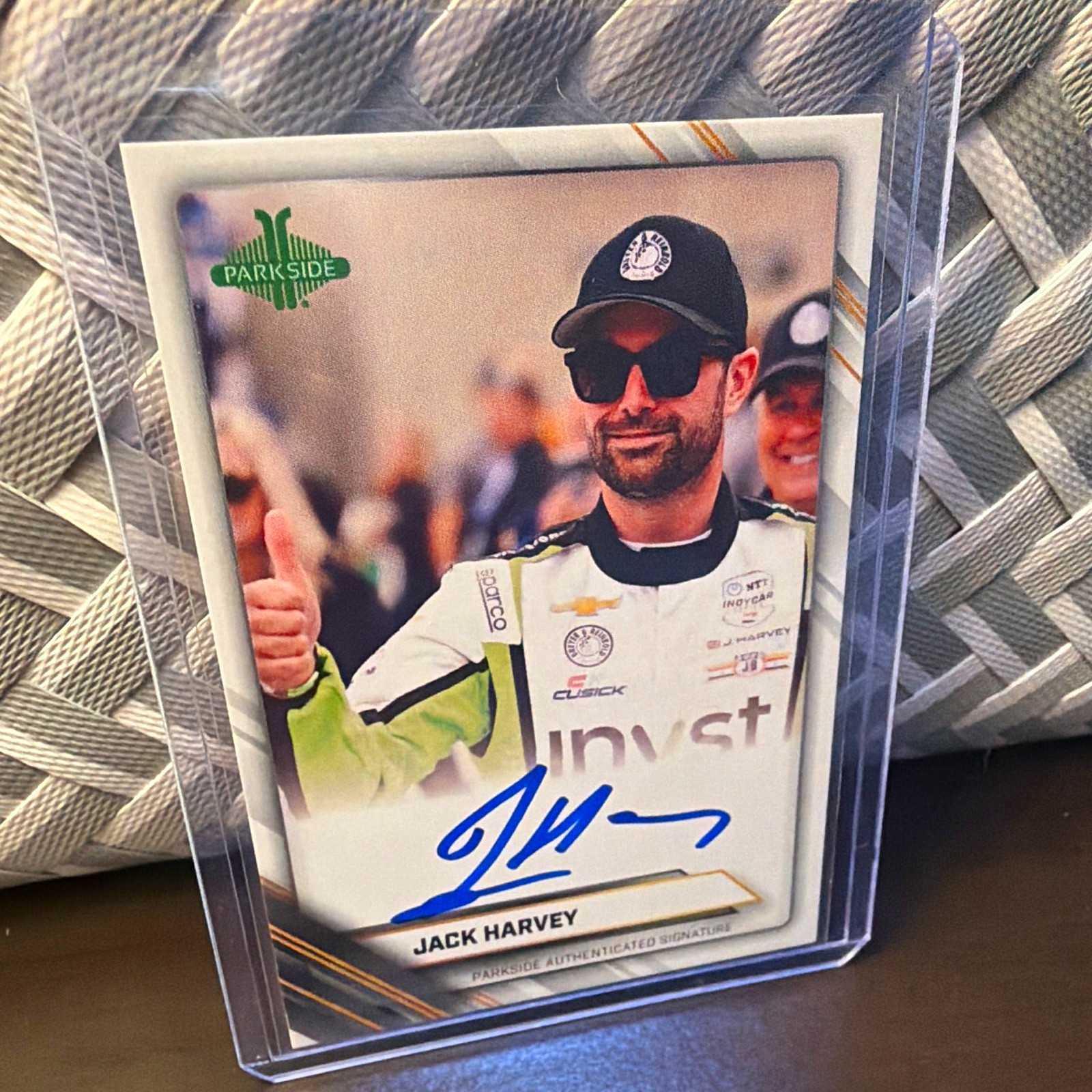 2026 Parkside Ntt Indycar Collection - Jack Harvey Signature Series Auto #SS-JH 2026 Parkside Ntt Indycar Collection - Jack Harvey Signature Series Auto #SS-JH