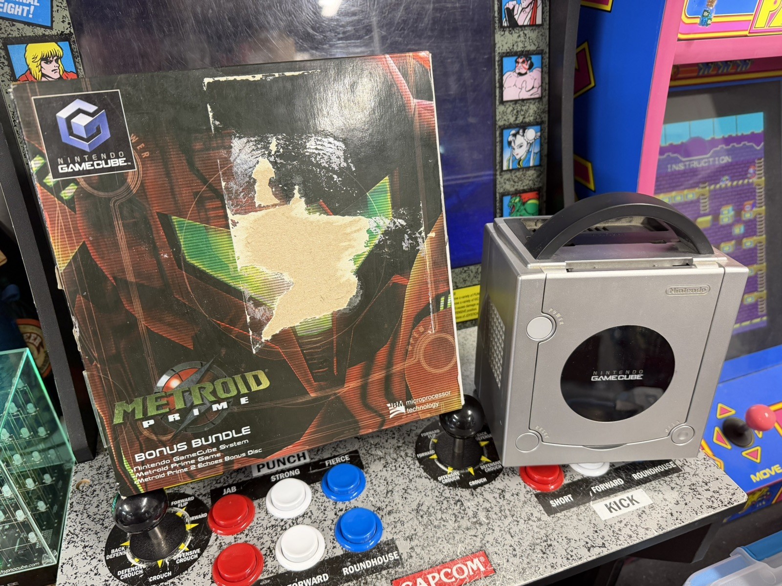 2002 Nintendo GameCube Metroid Prime Bonus Bundle Console No Game No Controller