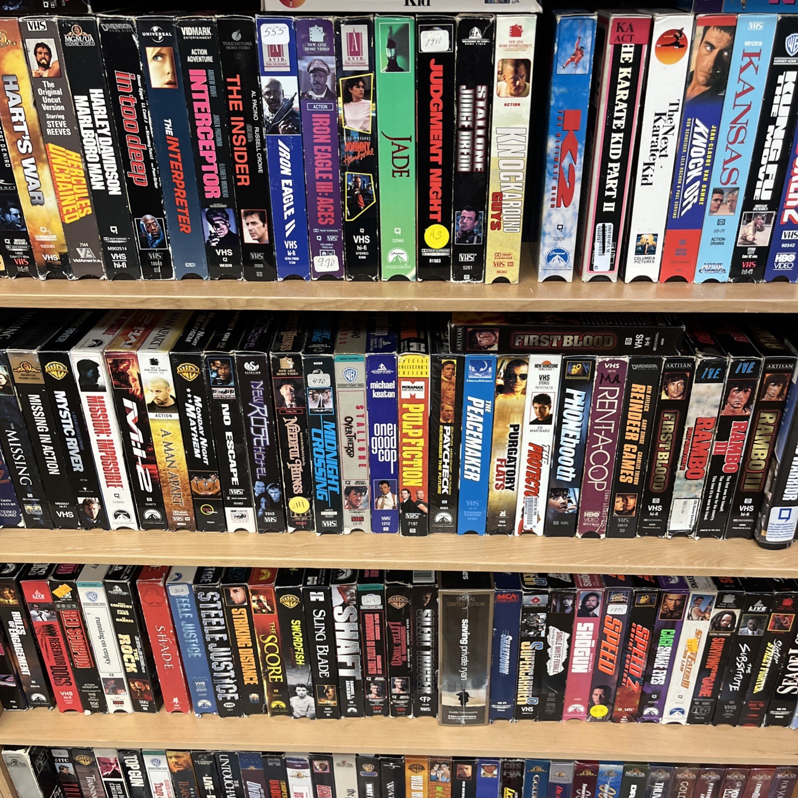 VHS Tapes ~ 20 Random Movies Mystery Box Horror Comedy Disney Sci-Fi ~ Curated ~